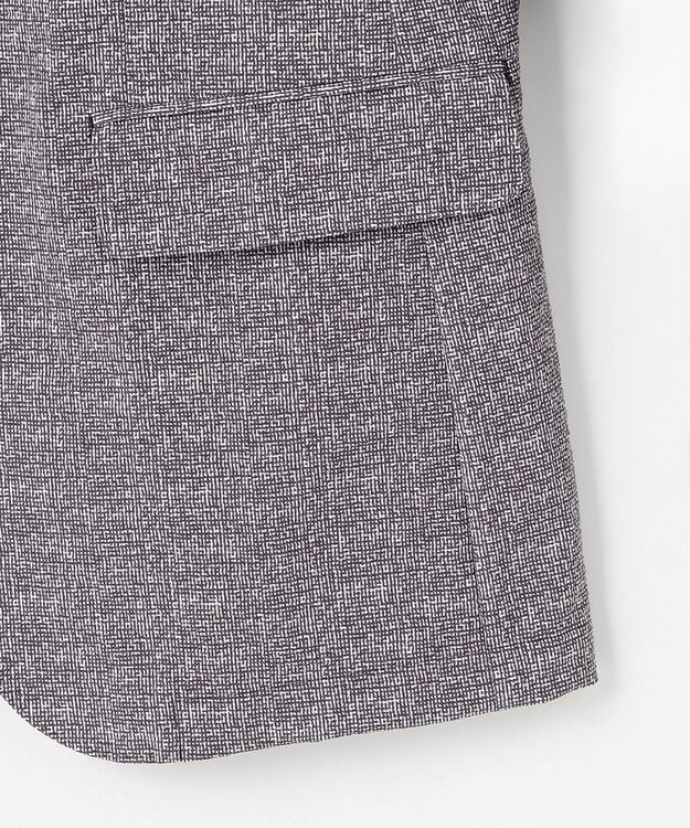 JOSEPH ABBOUD MOUNTAIN 夏の多機能ジャケット【WEB限定・洗える・ストレッチ・防シワ・速乾】2WAYストレッチサッカー ジャケット ライトグレー系