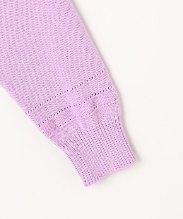 組曲 KIDS 【150-160㎝】クラシック カーディガン ライラック系