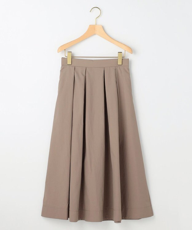 組曲 【先行予約】ライトファンクション  タックフレアスカート モカ系