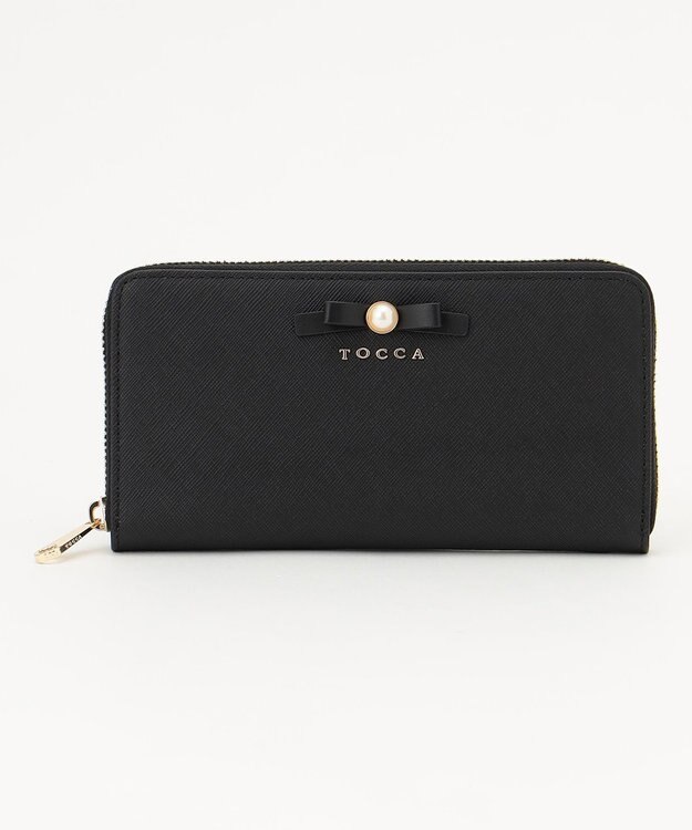 TOCCA PEARL KNOT LONGWALLET 長財布 ブラック系