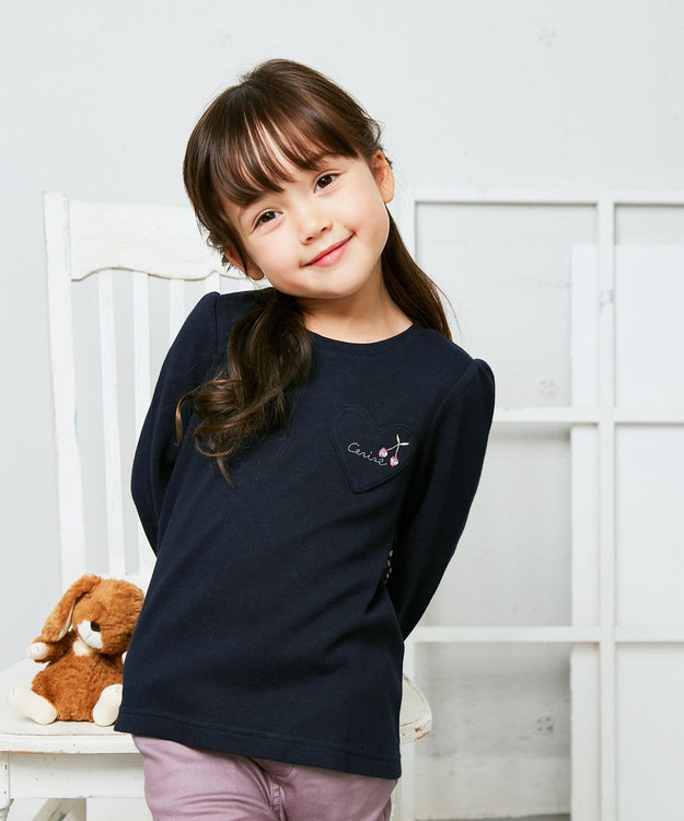 ANY KIDS バックシャン　Aライントップス ネイビー系