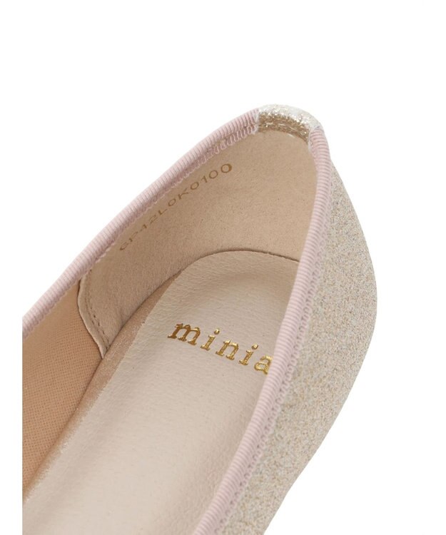 Green Parks ・ｍｉｎｉａ　トウキャップバレエシューズ Pink Gold