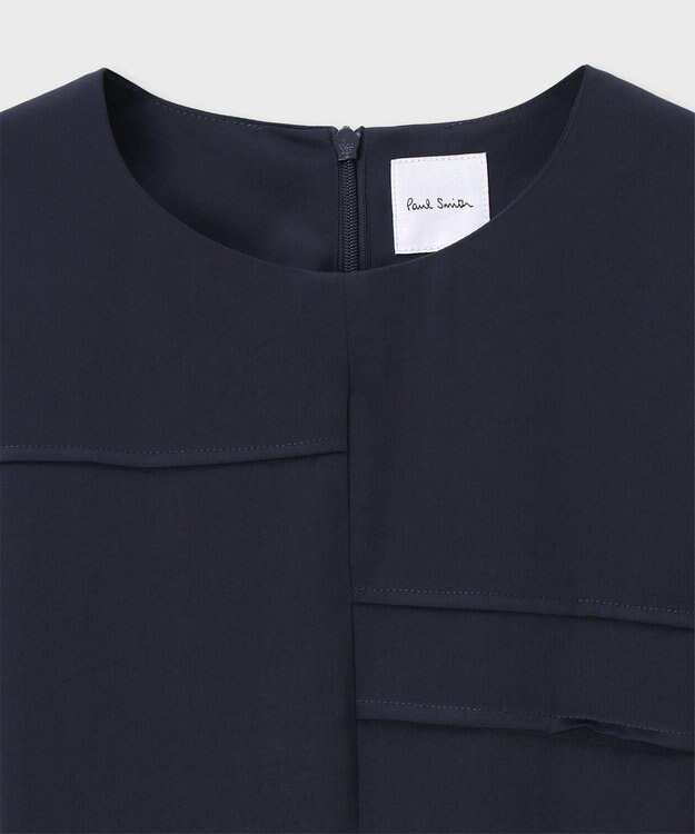 Paul Smith プリーツパネル オケージョン ワンピース ネイビー