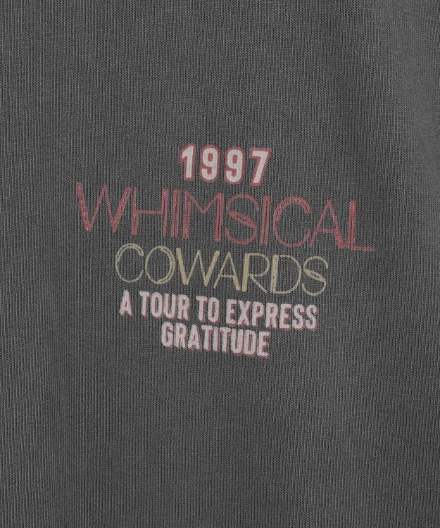 AMERICAN HOLIC 【選べる丈】ツアーロゴ加工Tワンピース Charcoal Gray