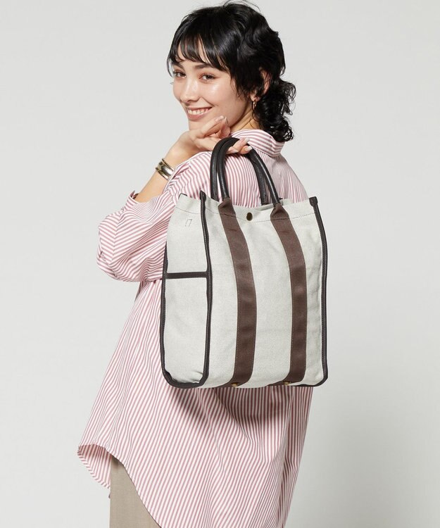 LA BAGAGERIE クラシックタテナガトート チョコ