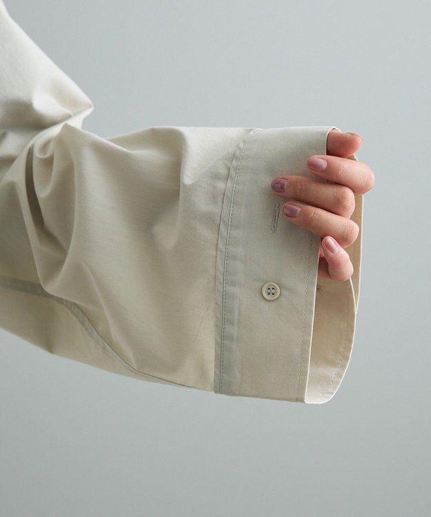 CRAFT STANDARD BOUTIQUE フーディーオーバーサイズシャツ Light Beige