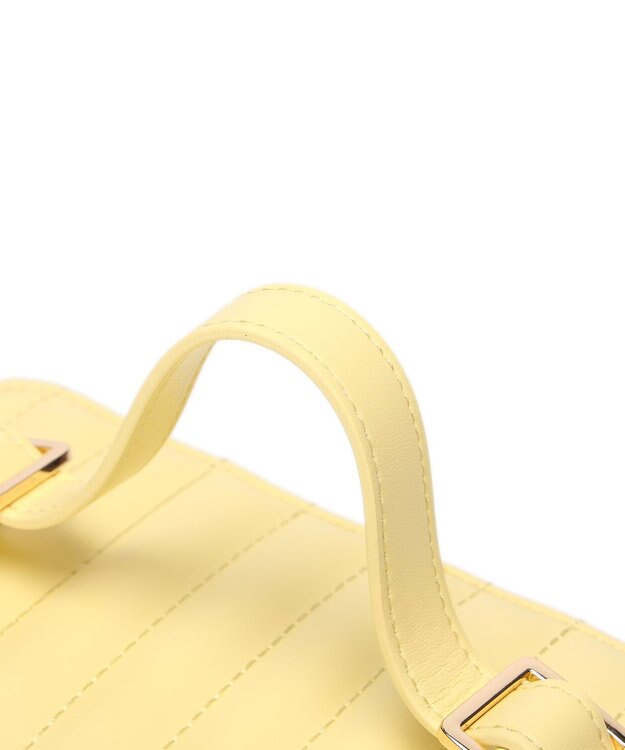 style code 【MERCURYDUO/マーキュリーデュオ】ストライプキルティング　バニティミニショルダーバッグ イエロー