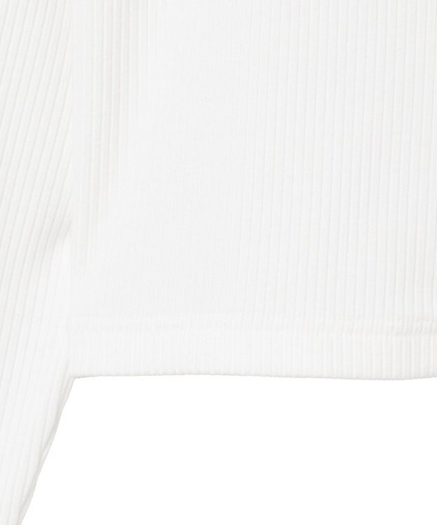 WEGO ワンポイントデザインWZIPトップス ホワイト