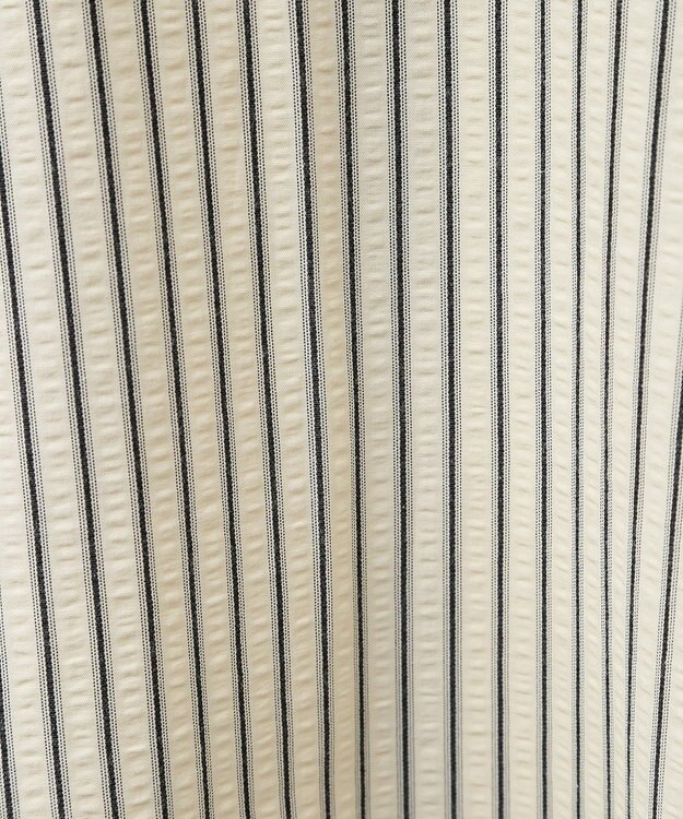 earth music&ecology サッカーストライプシャツ Black