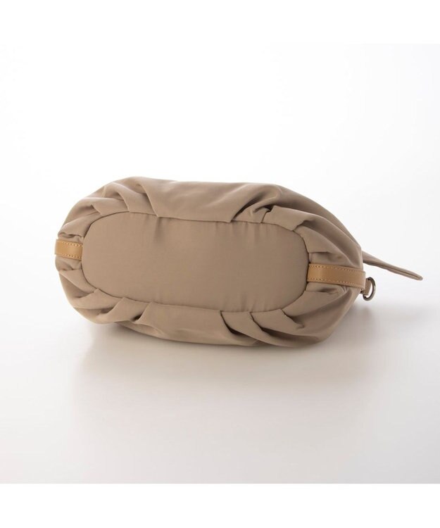 UNBILLION カシュカシュ cachecache / 下がりリボンナイロン2wayミニトートバッグ オーク