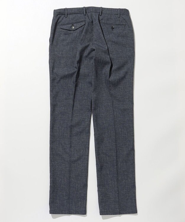 JOSEPH ABBOUD 清涼感【ウエストも伸びる!/弱撥水/イージーケア/軽量/ストレッチ】クールピケ パンツ ダルブルー系