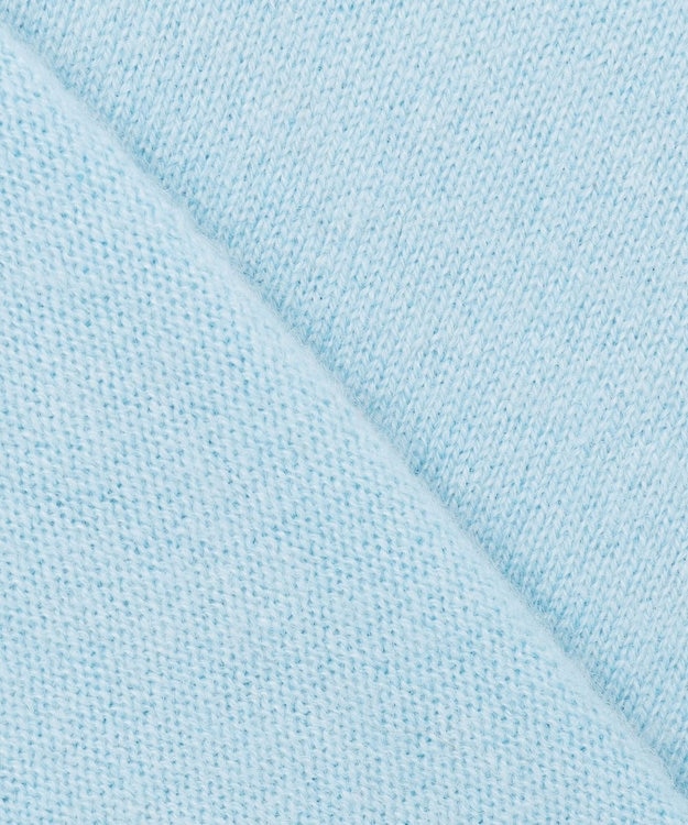 23区 L 【見上愛さん着用/STORY掲載】ピュアカシミヤ クルーネック カーディガン スカイブルー系