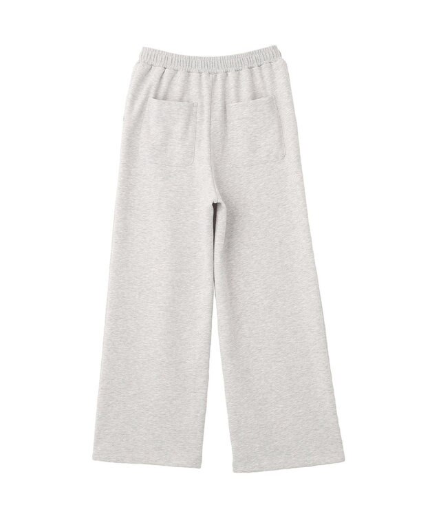AMERICAN HOLIC センタータックワイドスウェットパンツ Light Gray Mixture