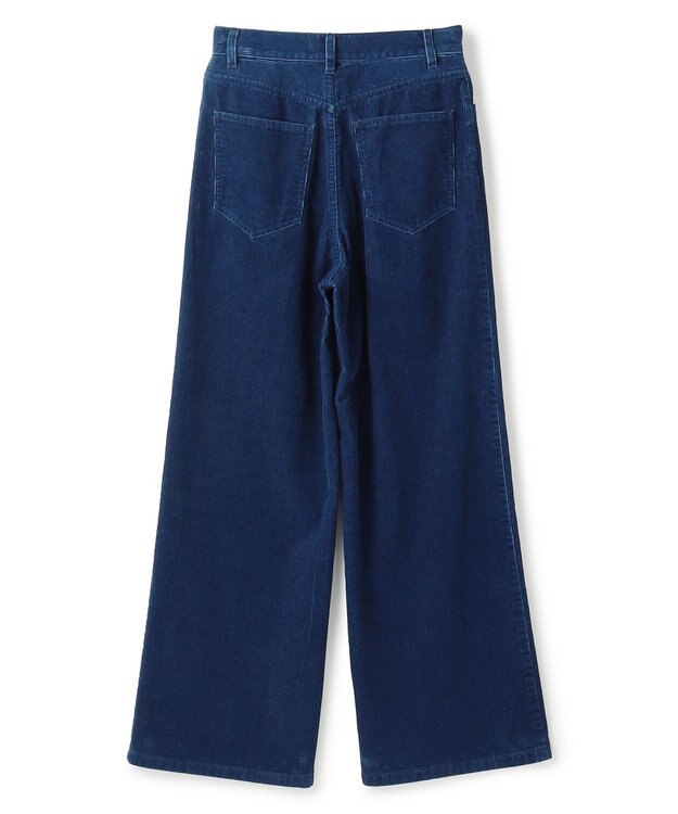BEIGE， 【洗える・Precious 11月号掲載】BANGS / コットンコーデュロイバギーパンツ Indigo