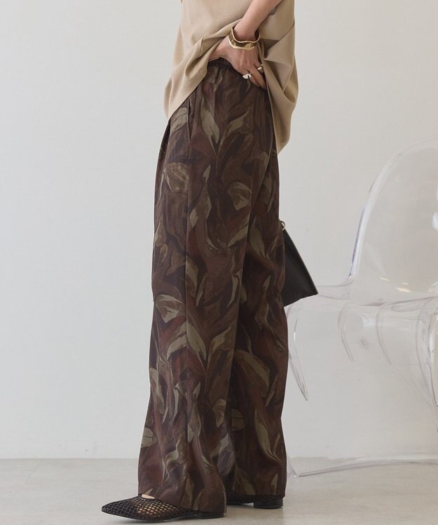 AMERICAN HOLIC アソート柄パンツ Brown
