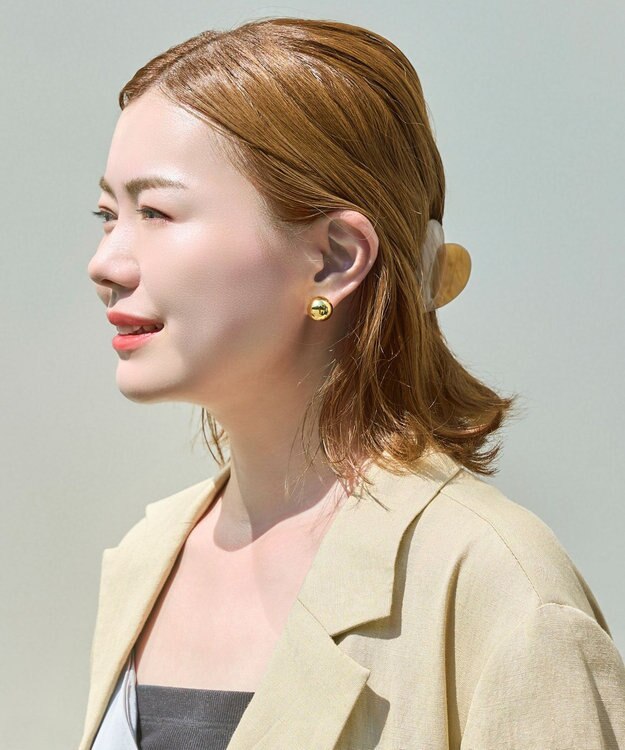 Phoebe <オンワード限定セット>マーブルハートバンスクリップ×メタルボールバックキャッチピアス マルチ1