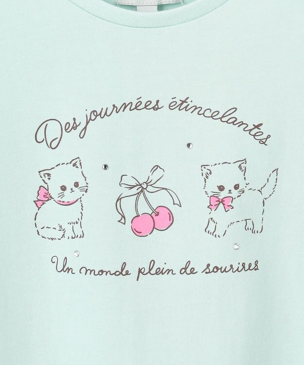 ANY KIDS セーラーカラー Tシャツ ミント