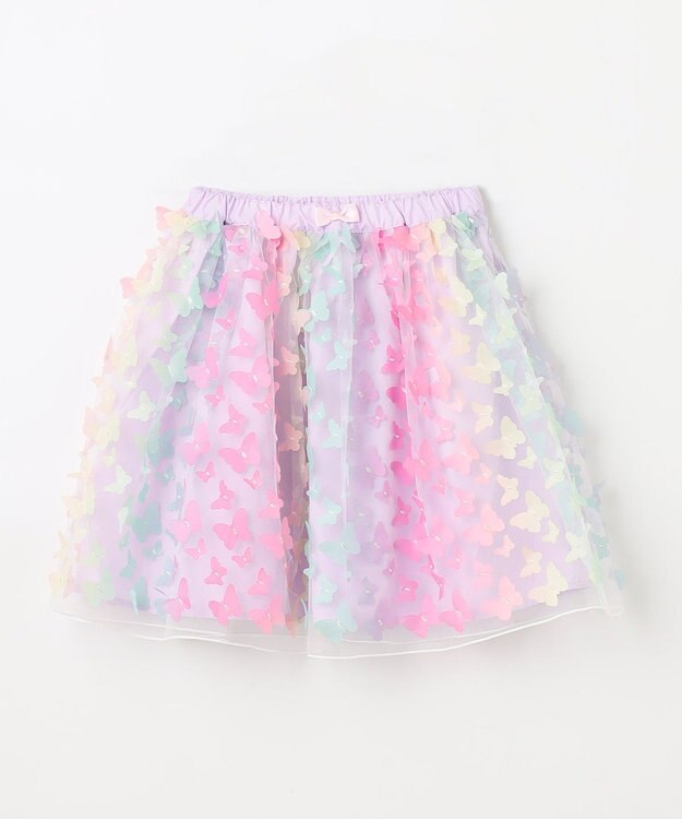 ANY KIDS レインボー チュール スカート ラベンダー