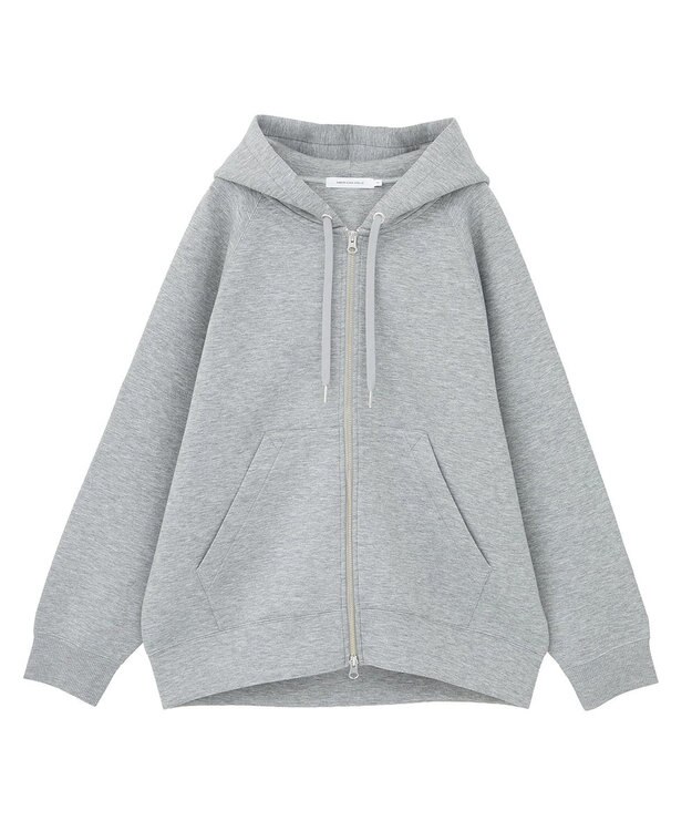 AMERICAN HOLIC ダンボールポンチZIPパーカー Gray Mixture