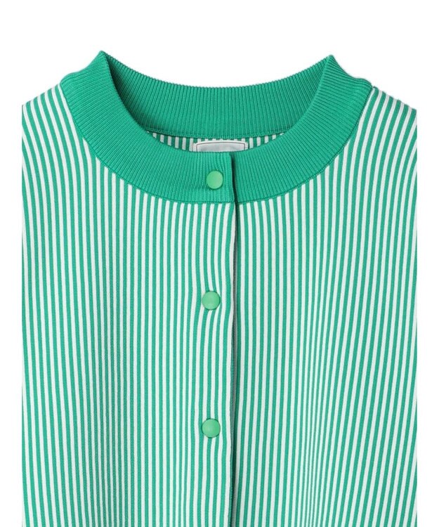 Green Parks ストライプＪＱカーディガン Green