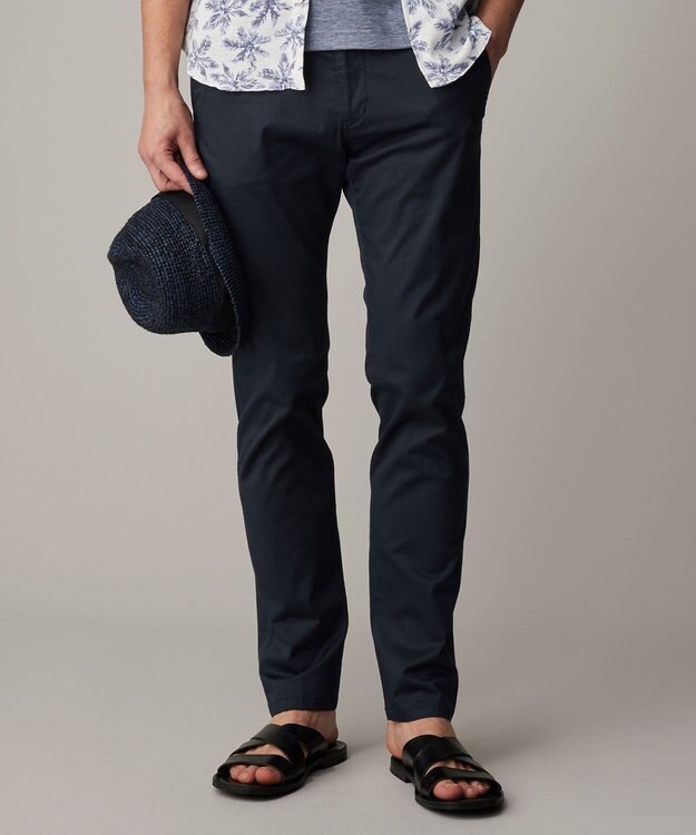JOSEPH ABBOUD 【ストレッチ/JAPANファブリック】ヴィンテージコットンストレッチ パンツ ネイビー系