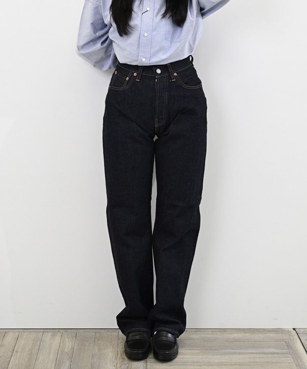 LENO BRIGITTE STRAIGHT JEANS　ストレートデニムパンツ INDIGO