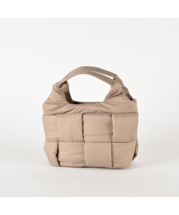 Y'SACCS ボンディングメッシュ　2WAYミニトート グレージュ