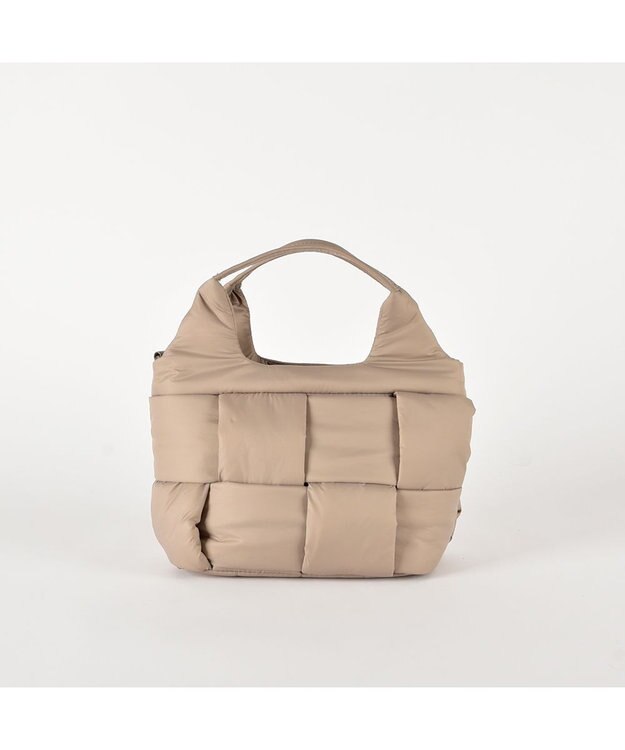 Y'SACCS ボンディングメッシュ　2WAYミニトート グレージュ