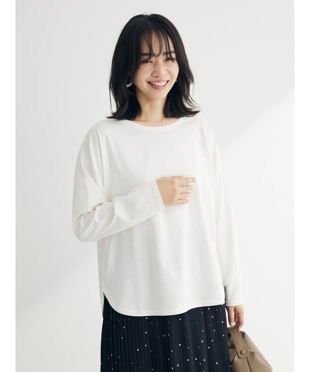 Green Parks ・ＳＵＧＡＲ　ＳＰＯＯＮ　ボートネックロンＴＥＥ Off White