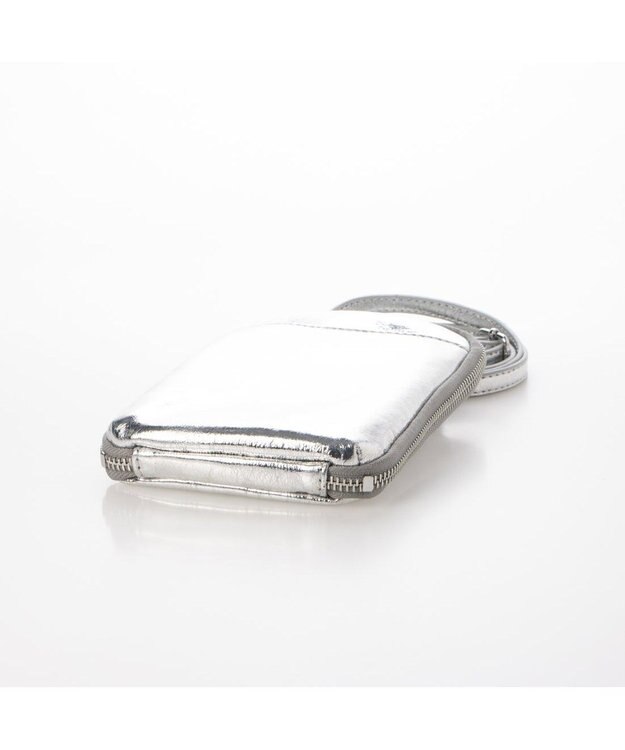 UNBILLION cachecache メタリックマルチミニショルダー シルバー