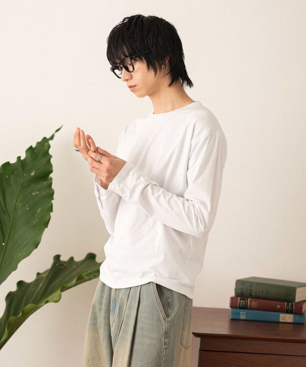 WEGO フレアスリーブT（LS） ホワイト