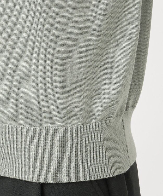 23区 S 【R(アール)】ファインウール ニットカーディガン カーキ系