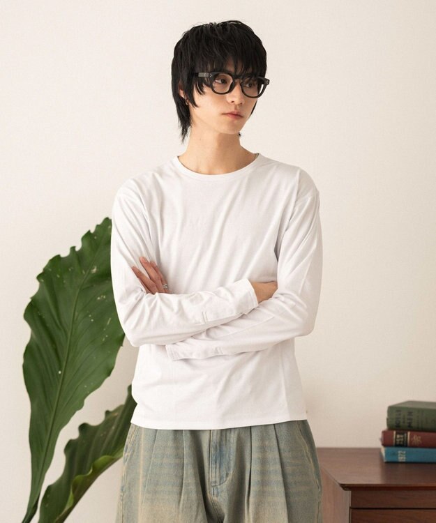 WEGO フレアスリーブT（LS） ホワイト