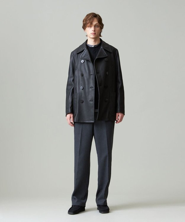 J.PRESS MEN 【大人気バックブル】バンドカラー オックスフォードガーメントダイシャツ グレー系