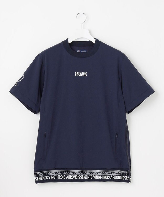 23区GOLF 【MEN】【袖取り外し可】２ＷＡＹプルオーバー ネイビー系