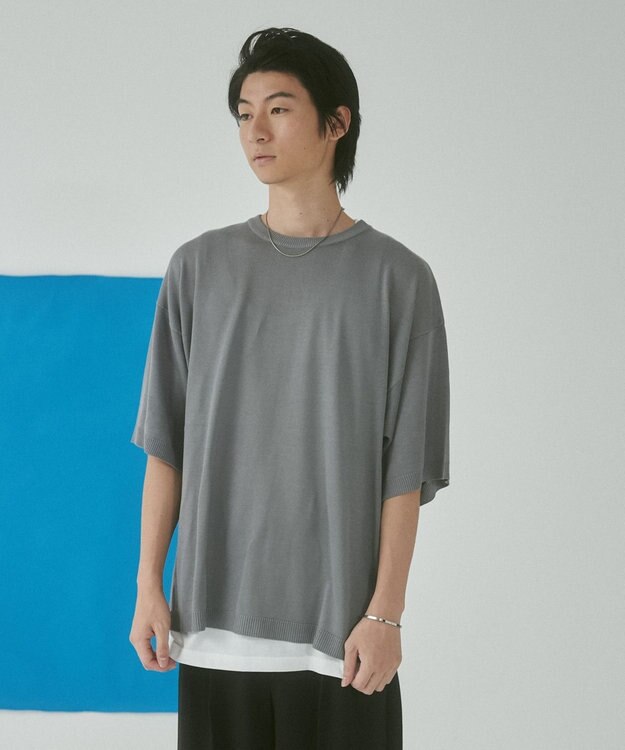 WEGO アンサンブルニットPO（SS） ライトグレー