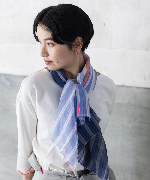 POLS 播州織 極細コットンストール Sサイズ