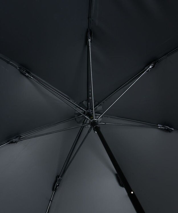 AURORA 【 BLAO（ブラオ）】サマーシールド ボーラー刺しゅう晴雨兼用傘(長傘) チャコールグレー