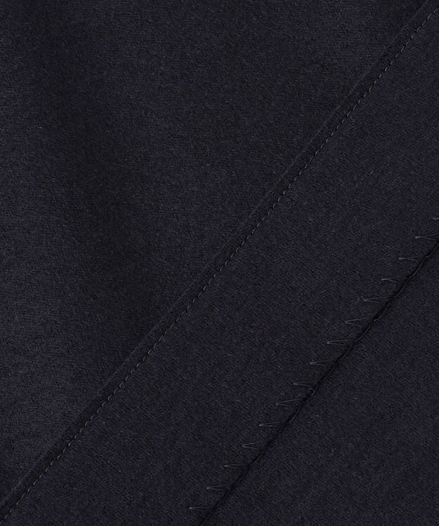 23区 【CLASSY.1月号掲載】ウール圧縮スムース クルーネック トップス ダークネイビー