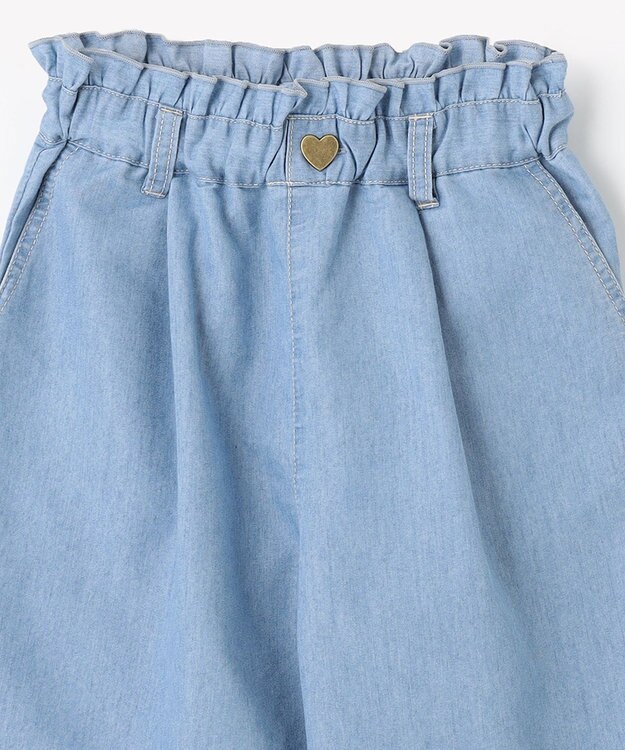 ANY KIDS デニム ワイド パンツ ブルー