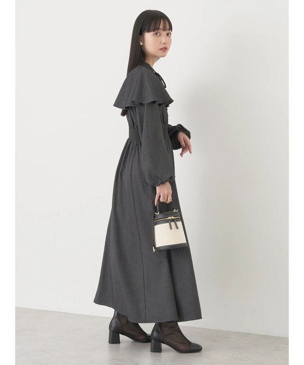 earth music&ecology デニムライクワンピース Black