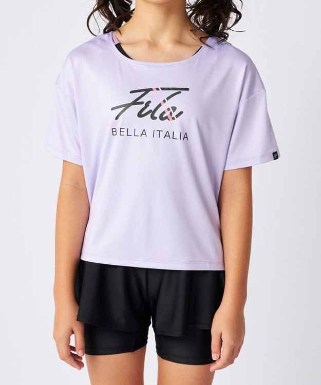 OP／FILA 【FILA】Tシャツセットオンスクール水着 パープル
