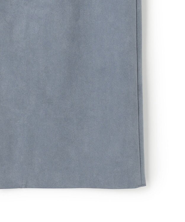 BEIGE， CISCO / フェイクスエードIラインスカート Dull Blue