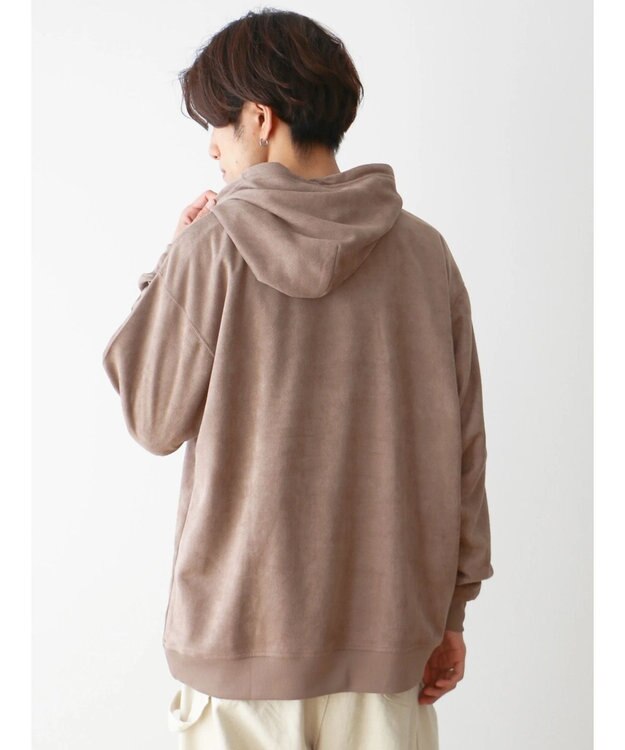 CRAFT STANDARD BOUTIQUE フェイクスエードプルパーカー Mocha