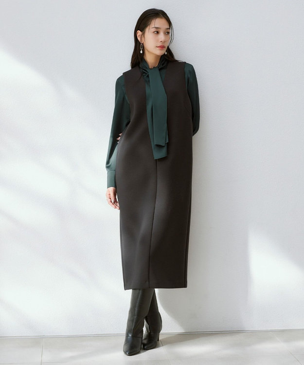 ICB ワイドロングブーツ ブラック系