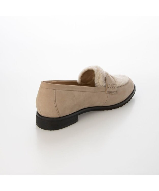 ing <ing>デザインコインローファー ベージュコンビ