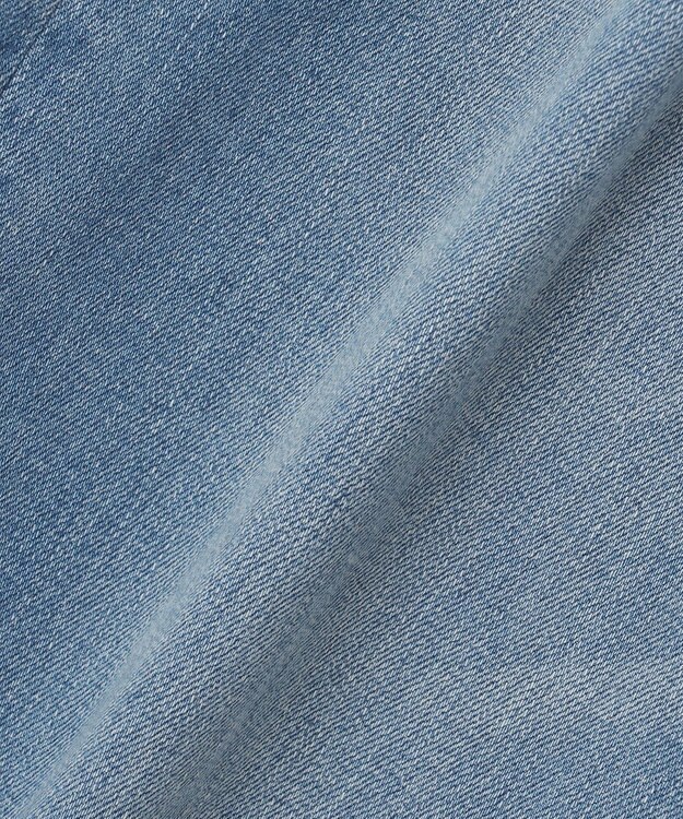 J.PRESS LADIES 【洗える】BASIC STRETCH DENIM ボーイフィット パンツ ダルブルー系
