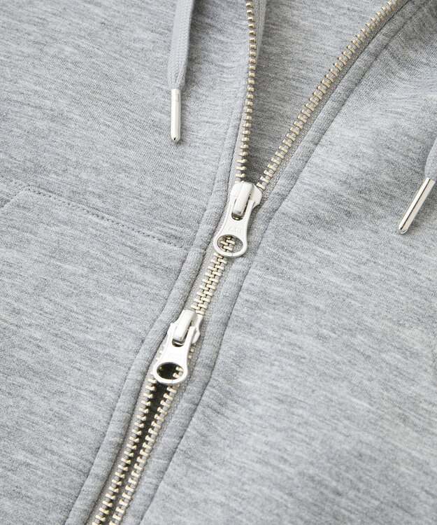 AMERICAN HOLIC ダンボールポンチZIPパーカー Gray Mixture