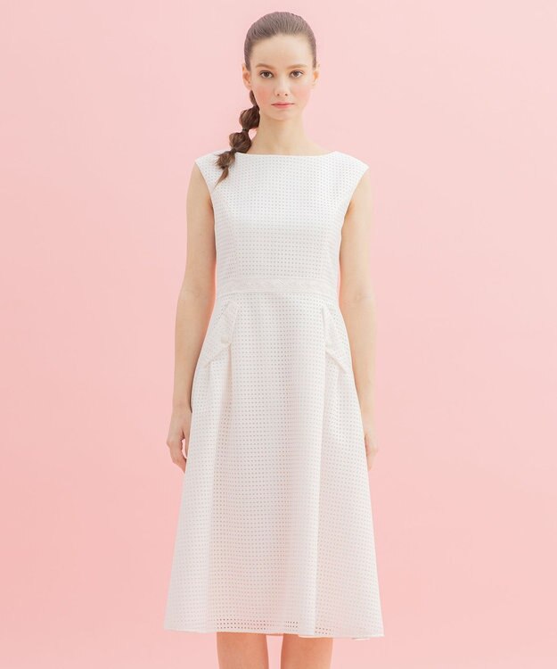 TOCCA 【洗える】QUATRE SAISONS ドレス アイボリー系