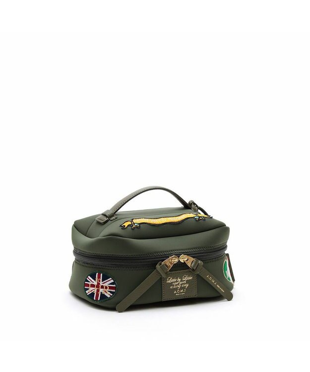 A.D.M.J. 【魔法の様に軽い】マジックライト/フラッグワッペンバニティバッグM